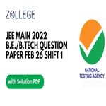 JEE Main 2021 Question Paper with Answer Key PDF Feb 26 Shift 1 ZPYP